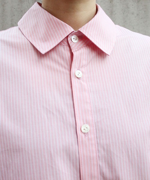 I am I in fact...（アイアムアイインファクト）の「●MULTI STRIPE レイヤードシャツ（シャツ/ブラウス・レディース・ブラウン/ブルー/ピンク・FREE）」の14枚目の写真