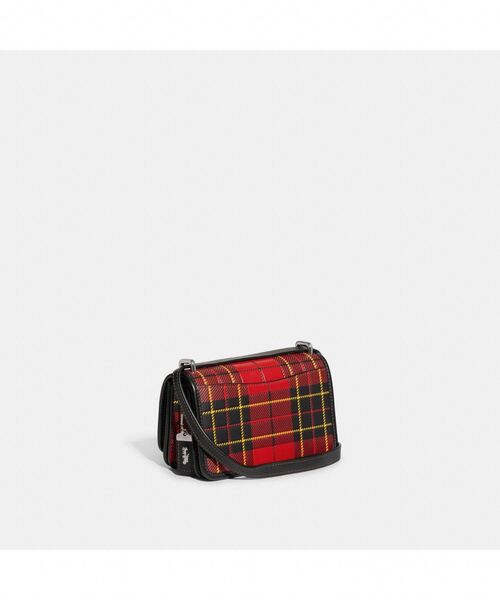 【COACH】バンディット クロスボディ プラッド プリント ショルダーバッグ COACH（コーチ）の「バンディット クロスボディ・プラッド プリント