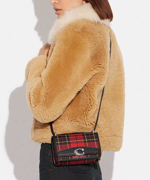 【COACH】バンディット クロスボディ プラッド プリント ショルダーバッグ COACH（コーチ）の「バンディット クロスボディ・プラッド プリント