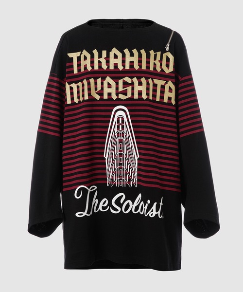 TAKAHIROMIYASHITATheSoloIst.(タカヒロミヤシタザソロイスト)の「double zip ballon basque shirt(その他トップス・メンズ・サックスブルー/ホワイト/レッド・44)」の3枚目の写真