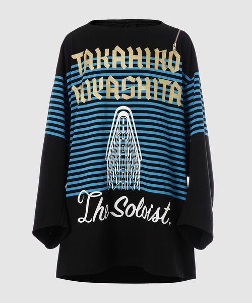 TAKAHIROMIYASHITATheSoloIst.(タカヒロミヤシタザソロイスト)の「double zip ballon basque shirt(その他トップス・メンズ・サックスブルー/ホワイト/レッド・44)」の2枚目の写真