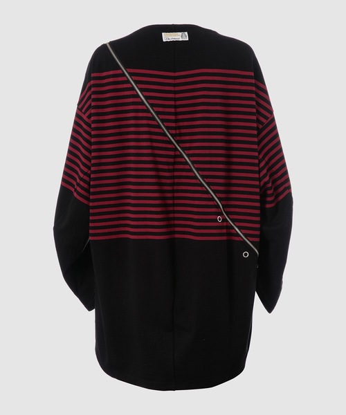 TAKAHIROMIYASHITATheSoloIst.(タカヒロミヤシタザソロイスト)の「double zip ballon basque shirt(その他トップス・メンズ・サックスブルー/ホワイト/レッド・44)」の4枚目の写真