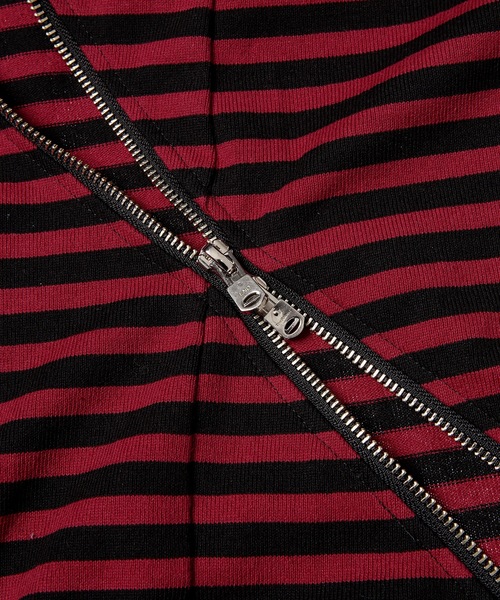 TAKAHIROMIYASHITATheSoloIst.(タカヒロミヤシタザソロイスト)の「double zip ballon basque shirt(その他トップス・メンズ・サックスブルー/ホワイト/レッド・44)」の6枚目の写真