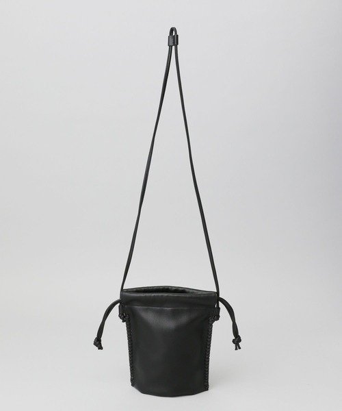 A part by（アパートバイ）の「キンチャクミニショルダーバッグ（ショルダーバッグ・レディース・ブラック/シルバー/アイボリー・FREE）」の11枚目の写真