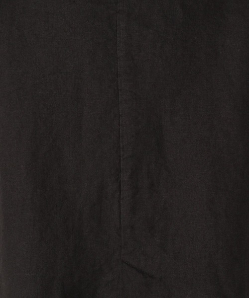 studio CLIP(スタディオクリップ)の「リネンミドルジャケットとテーパードパンツSET《オケージョンライン》(ノーカラージャケット・レディース・ブラック・FREE)」の5枚目の写真