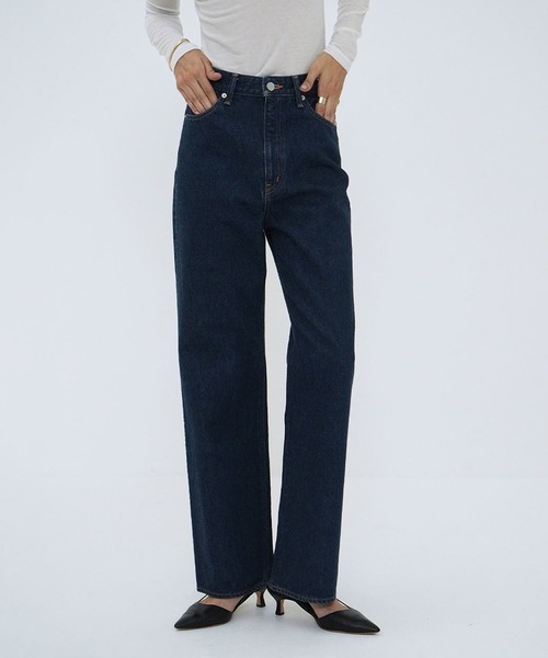 CLANE(クラネ)の「SECOND DENIM PANTS(デニムパンツ・レディース・ライトブラック/アイボリー/ブルー/ブルー系その他/グレー/インディゴブルー・0/1/2)」の5枚目の写真