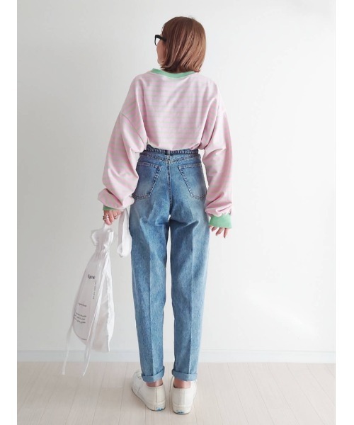 人気商品の中古品・新品・未使用品 CORNERS（コーナーズ）の「CORNERS by yui カラーボーダー トップス
