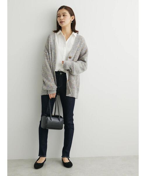 Green　Parks（グリーンパークス）の「オーバーシャツ（シャツ/ブラウス・レディース・オフホワイト/サックスブルー/ピンク/イエロー・FREE）」の18枚目の写真