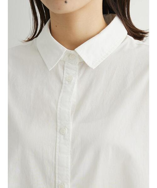 Green　Parks（グリーンパークス）の「オーバーシャツ（シャツ/ブラウス・レディース・オフホワイト/サックスブルー/ピンク/イエロー・FREE）」の13枚目の写真