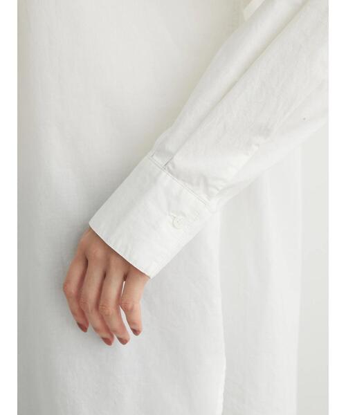 Green　Parks（グリーンパークス）の「オーバーシャツ（シャツ/ブラウス・レディース・オフホワイト/サックスブルー/ピンク/イエロー・FREE）」の12枚目の写真