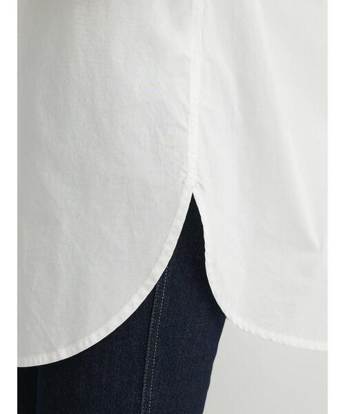 Green　Parks（グリーンパークス）の「オーバーシャツ（シャツ/ブラウス・レディース・オフホワイト/サックスブルー/ピンク/イエロー・FREE）」の10枚目の写真