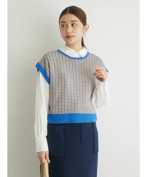 Green　Parks（グリーンパークス）の「オーバーシャツ（シャツ/ブラウス・レディース・オフホワイト/サックスブルー/ピンク/イエロー・FREE）」の8枚目の写真