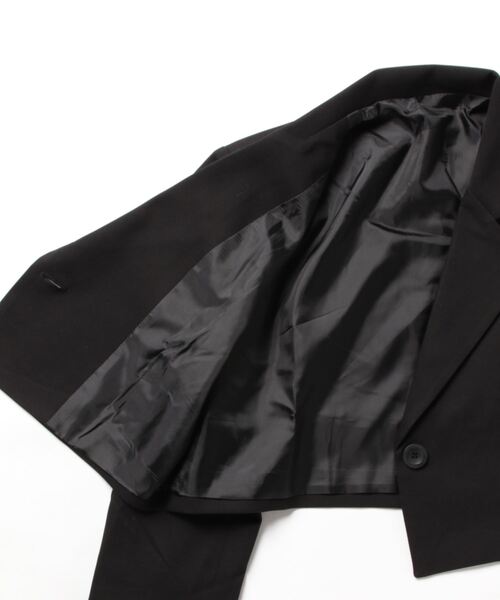 Narcissus（ナルシス）の「【Narcissus】ショートテーラージャケット（テーラードジャケット・レディース・ブラック/グレー・FREE）」の15枚目の写真