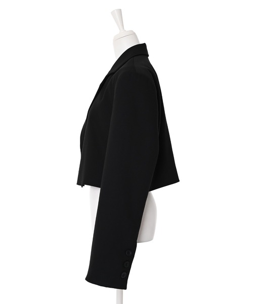 Narcissus（ナルシス）の「【Narcissus】ショートテーラージャケット（テーラードジャケット・レディース・ブラック/グレー・FREE）」の11枚目の写真