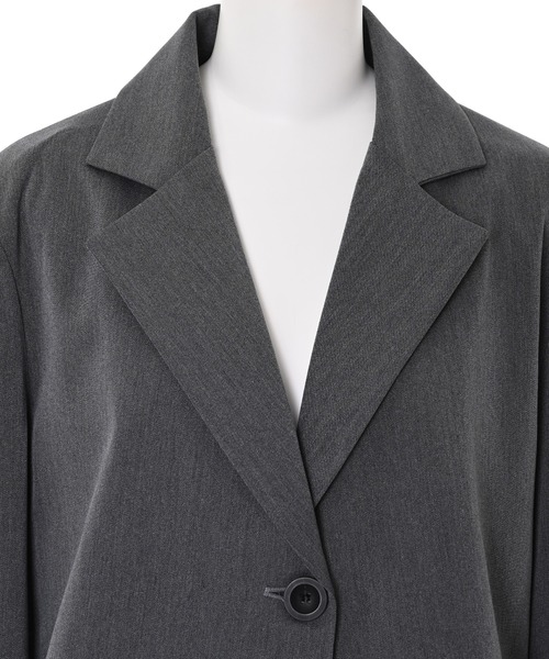 Narcissus（ナルシス）の「【Narcissus】ショートテーラージャケット（テーラードジャケット・レディース・ブラック/グレー・FREE）」の13枚目の写真