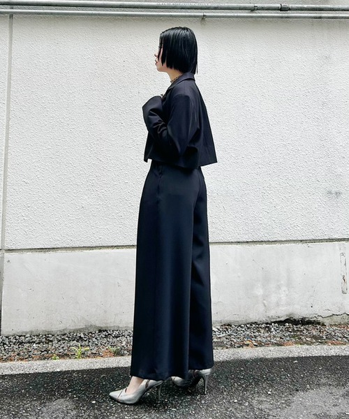 Narcissus（ナルシス）の「【Narcissus】ショートテーラージャケット（テーラードジャケット・レディース・ブラック/グレー・FREE）」の18枚目の写真