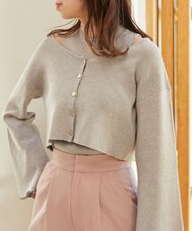 MAJESTIC LEGON | タンクsetショートニットカーデ(アンサンブル)