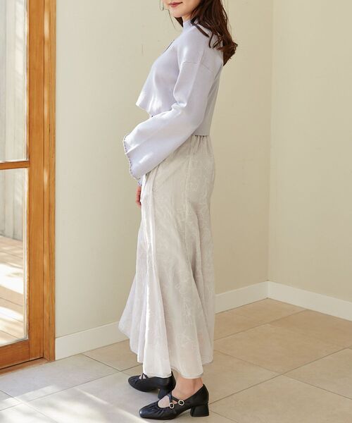 MAJESTIC LEGON(マジェスティックレゴン)の「タンクsetショートニットカーデ(アンサンブル・レディース・グレー/ブルー/アイボリー・MEDIUM)」の22枚目の写真