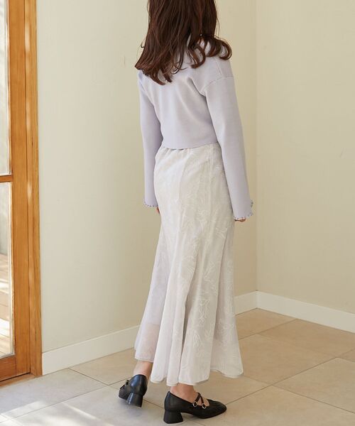 MAJESTIC LEGON(マジェスティックレゴン)の「タンクsetショートニットカーデ(アンサンブル・レディース・グレー/ブルー/アイボリー・MEDIUM)」の15枚目の写真