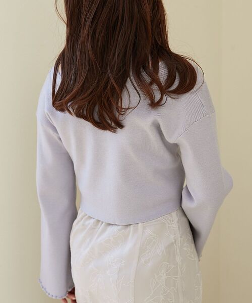 MAJESTIC LEGON(マジェスティックレゴン)の「タンクsetショートニットカーデ(アンサンブル・レディース・グレー/ブルー/アイボリー・MEDIUM)」の19枚目の写真