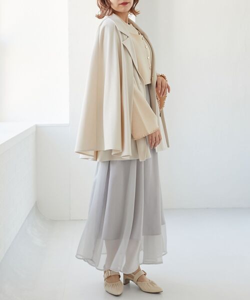 MAJESTIC LEGON(マジェスティックレゴン)の「タンクsetショートニットカーデ(アンサンブル・レディース・グレー/ブルー/アイボリー・MEDIUM)」の13枚目の写真