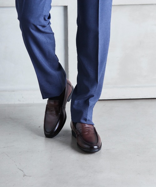 texcy luxe（テクシーリュクス）の「texcy luxe[テクシーリュクス]/コインローファー/TU-7036（ローファー・メンズ・バーガンディー/ネイビー/ブラック・24.5cm/26.5cm/27.0cm/25.5cm/28.0cm/29.0cm/26.0cm/25.0cm）」の13枚目の写真