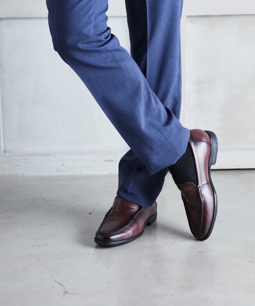 texcy luxe（テクシーリュクス）の「texcy luxe[テクシーリュクス]/コインローファー/TU-7036（ローファー・メンズ・バーガンディー/ネイビー/ブラック・24.5cm/26.5cm/27.0cm/25.5cm/28.0cm/29.0cm/26.0cm/25.0cm）」の11枚目の写真