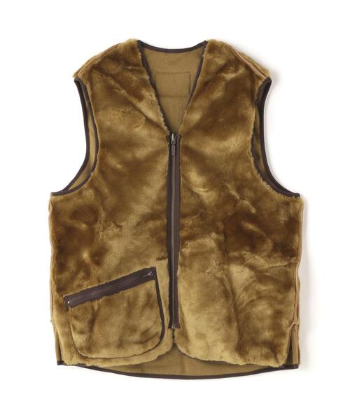 Barbour(バブアー)の「BARBOUR (バブアー) WARM PILE WAISTCOAT ZIPIN LINER(MLI0004)(ベスト・メンズ・ブラウン・40/42)」の20枚目の写真