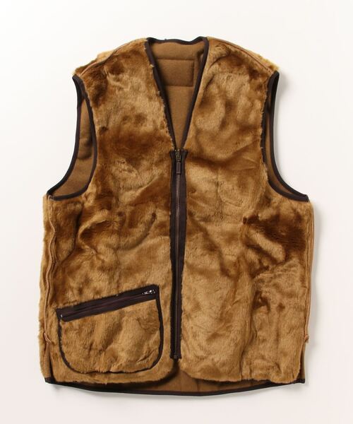 Barbour(バブアー)の「BARBOUR (バブアー) WARM PILE WAISTCOAT ZIPIN LINER(MLI0004)(ベスト・メンズ・ブラウン・40/42)」の19枚目の写真