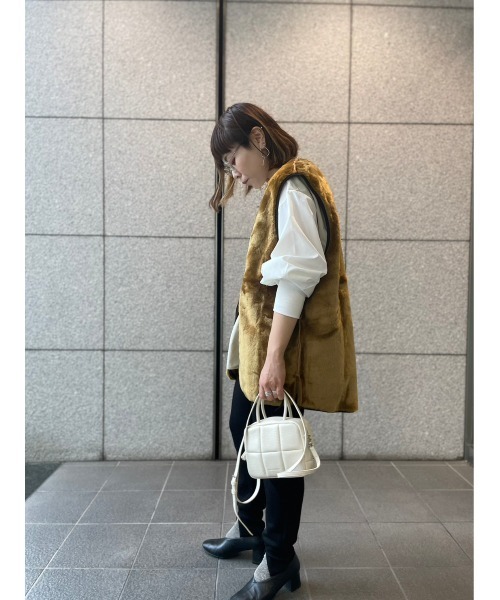 Barbour(バブアー)の「BARBOUR (バブアー) WARM PILE WAISTCOAT ZIPIN LINER(MLI0004)(ベスト・メンズ・ブラウン・40/42)」の16枚目の写真