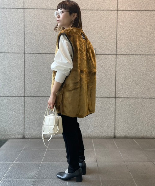 Barbour(バブアー)の「BARBOUR (バブアー) WARM PILE WAISTCOAT ZIPIN LINER(MLI0004)(ベスト・メンズ・ブラウン・40/42)」の17枚目の写真