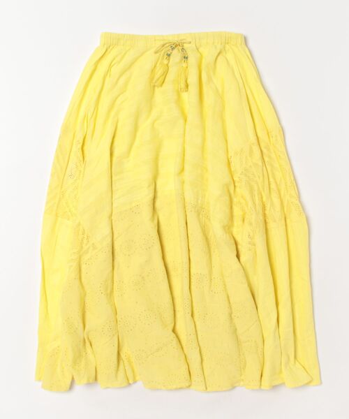 チャイハネ（チャイハネ）の「【チャイハネ】レリーアフレアスカート（スカート・レディース・グリーン/ブラック/イエロー/レッド/ホワイト/カーキ/ブルー/ブラウン/ライトイエロー/ダークブラウン・FREE）」の9枚目の写真