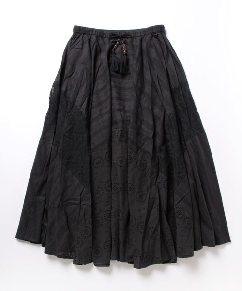 チャイハネ（チャイハネ）の「【チャイハネ】レリーアフレアスカート（スカート・レディース・グリーン/ブラック/イエロー/レッド/ホワイト/カーキ/ブルー/ブラウン/ライトイエロー/ダークブラウン・FREE）」の17枚目の写真