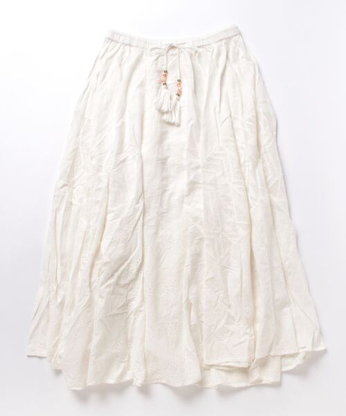 チャイハネ（チャイハネ）の「【チャイハネ】レリーアフレアスカート（スカート・レディース・グリーン/ブラック/イエロー/レッド/ホワイト/カーキ/ブルー/ブラウン/ライトイエロー/ダークブラウン・FREE）」の11枚目の写真