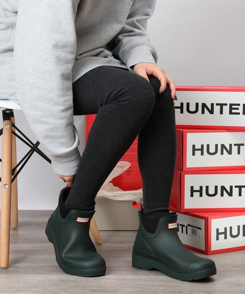 HUNTER(ハンター)の「HUNTER ネオプレン チェルシープレイブーツ(レインシューズ・メンズ・ブラック/カーキ/ライトグレー・27cm/26cm/28cm/25cm)」の22枚目の写真