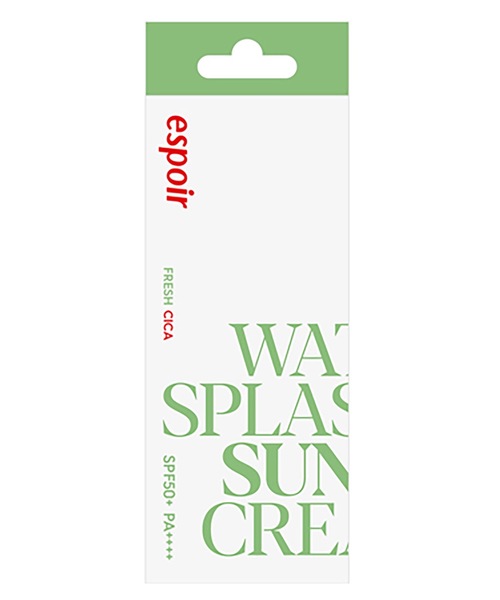 espoir/エスポア(エスポア)の「エスポア ウォータースプラッシュサンクリーム フレッシュ CICA ミニ【SPF50+・PA++++】(日焼け止め/UVケア・レディース・グリーン・FREE)」の2枚目の写真