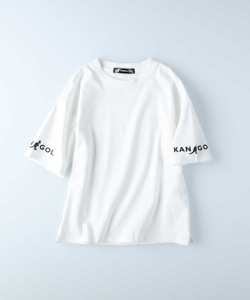 KANGOL KIDS（カンゴールキッズ）の「【KANGOL】パーカーベストレイヤードＴ（Tシャツ/カットソー・キッズ・ブラック/カーキブラウン・150/140/120/105/130/160）」の22枚目の写真