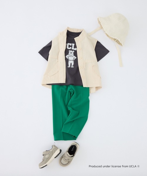UCLA(ユーシーエルエー)の「【KIDS】【UCLA/ユーシーエルエー】フロントロゴTee(Tシャツ/カットソー・キッズ・ピンク/アイボリー/チャコールグレー・S/XL/L/M/XXL)」の15枚目の写真