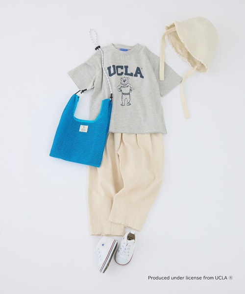 UCLA(ユーシーエルエー)の「【KIDS】【UCLA/ユーシーエルエー】フロントロゴTee(Tシャツ/カットソー・キッズ・ピンク/アイボリー/チャコールグレー・S/XL/L/M/XXL)」の5枚目の写真