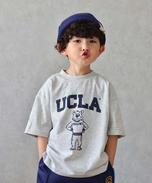 UCLA(ユーシーエルエー)の「【KIDS】【UCLA/ユーシーエルエー】フロントロゴTee(Tシャツ/カットソー・キッズ・ピンク/アイボリー/チャコールグレー・S/XL/L/M/XXL)」の16枚目の写真
