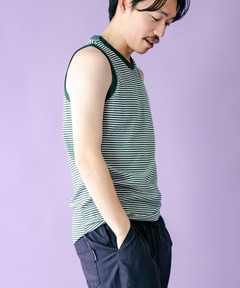 ピンボーダータンクトップ