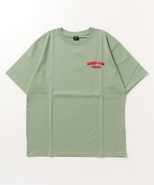 AVIREX(アヴィレックス)の「《WEB&DEPOT限定》CREW NECK T-SHIT BREAKING TIME / クルーネック Tシャツ ブレイキングタイム / AVIREX / アヴィレックス(Tシャツ/カットソー・レディース・ホワイト/ライトグリーン/ブラック/その他17・2XL/L/XL/M/F)」の11枚目の写真