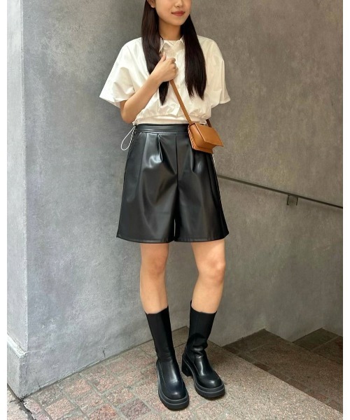 3.3 Field Trip （3.3フィールドトリップ）の「3.3 Field Trip／ミニボックスクロスBAG 2196641（ショルダーバッグ・レディース・ブラック/ブラウン・FREE）」の7枚目の写真