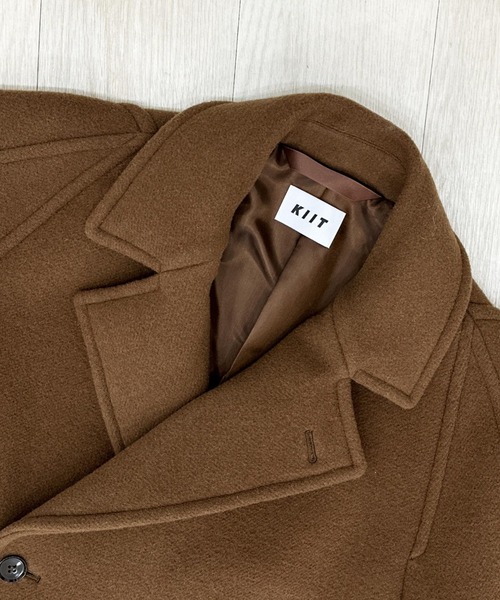 KIIT(キート)の「KIIT BRANKETS HALF COAT (KIP-C99-102)(ダウンジャケット/コート・メンズ・ブラウン/ブラック・3/2/1)」の6枚目の写真