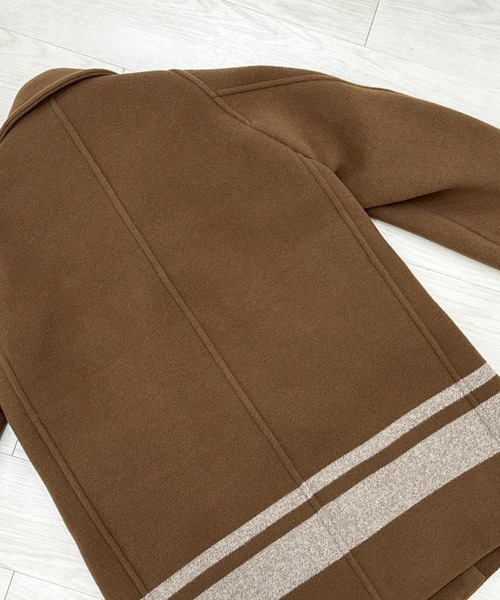KIIT(キート)の「KIIT BRANKETS HALF COAT (KIP-C99-102)(ダウンジャケット/コート・メンズ・ブラウン/ブラック・3/2/1)」の5枚目の写真