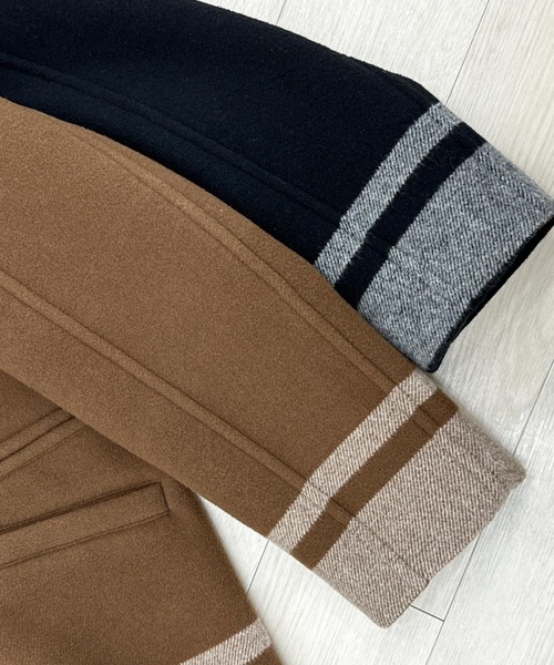 KIIT(キート)の「KIIT BRANKETS HALF COAT (KIP-C99-102)(ダウンジャケット/コート・メンズ・ブラウン/ブラック・3/2/1)」の3枚目の写真