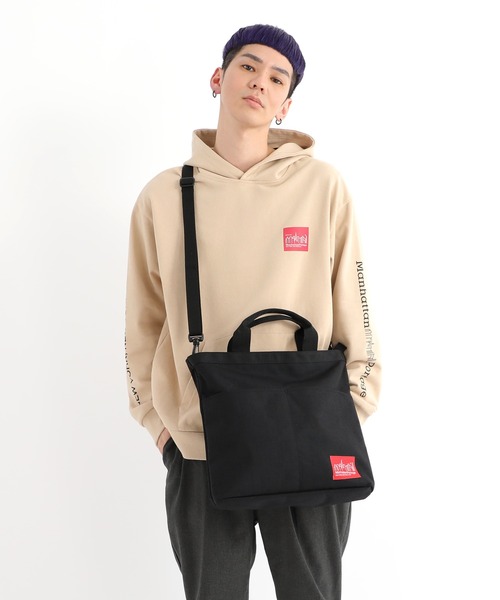 Manhattan Portage（マンハッタンポーテージ）の「Sylvan Tote Bag（トートバッグ・メンズ・ブラック・MEDIUM）」の3枚目の写真