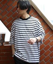 8(eight) | ボーダー半袖Tシャツ(Tシャツ/カットソー)