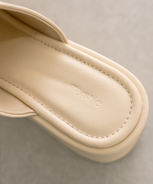 mystic（ミスティック）の「ボリュームサンダル（サンダル・レディース・ブラック/アイボリー・36/37/38）」の10枚目の写真