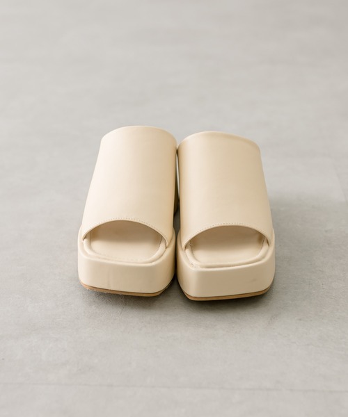 mystic（ミスティック）の「ボリュームサンダル（サンダル・レディース・ブラック/アイボリー・36/37/38）」の5枚目の写真